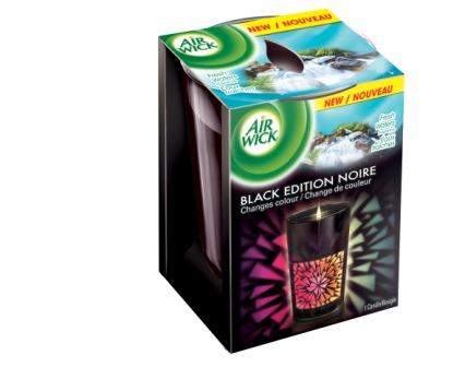 AIR WICK® Color Changing Candle (Black Edition) - Fresh Waters (Canada) (Discontinued)